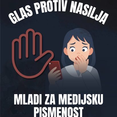 Uspješno realizovan projekat „Glas protiv nasilja – Mladi za medijsku pismenost“